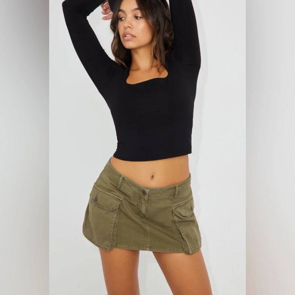 Garage Khaki Green Cargo  Mini Skort‎ size M